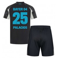 Bayer Leverkusen Exequiel Palacios #25 Tredjedraktsett Barn 2024-25 Kortermet (+ Korte bukser)